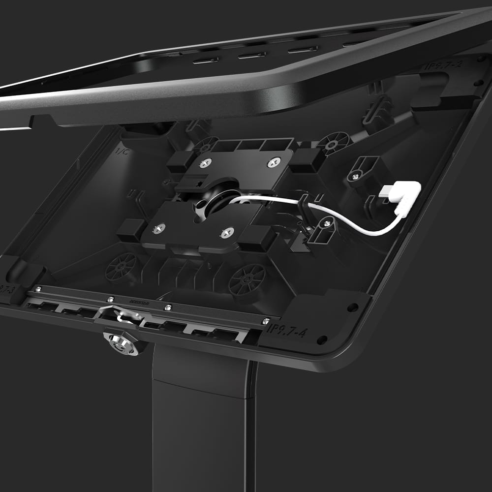 Evo Elite iPad Floor Stand (White)