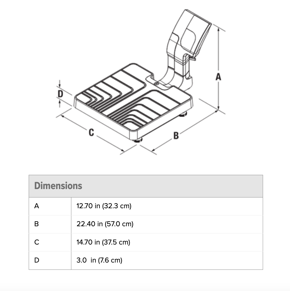 150-10-8 Digital Physician Scale Floor-Level Bluetooth